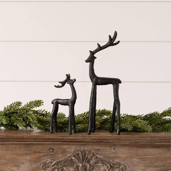 Wrought Iron Reindeer — Set of 2