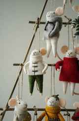 Ambrose Mouse Holiday Ornament