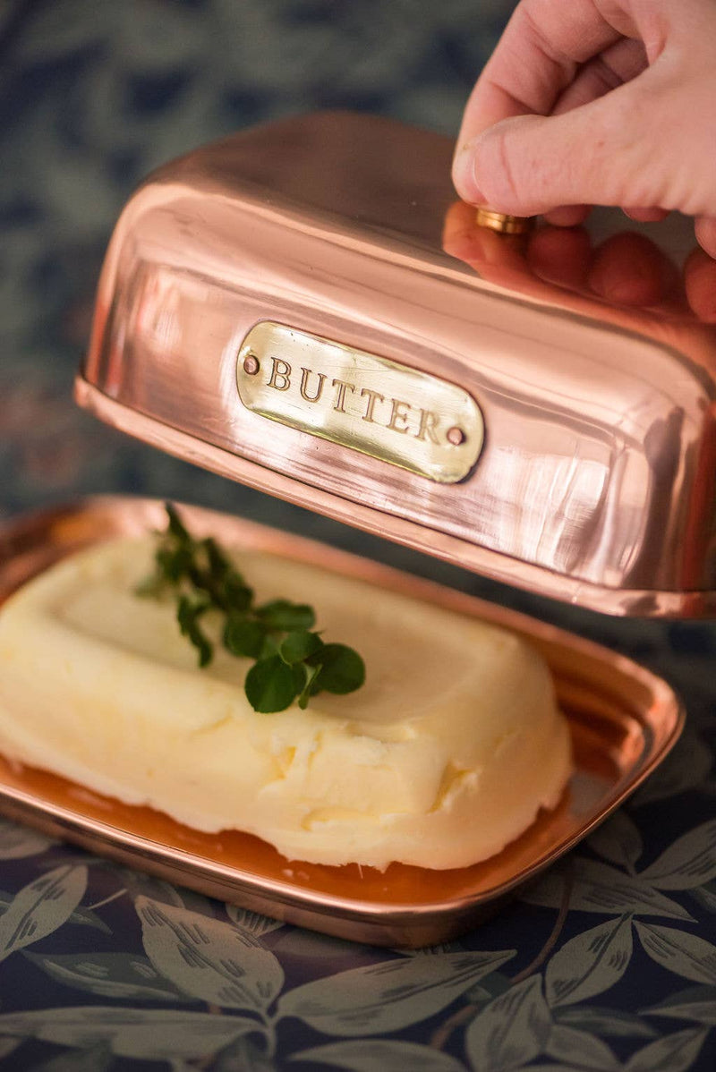 Copper Butter Dish