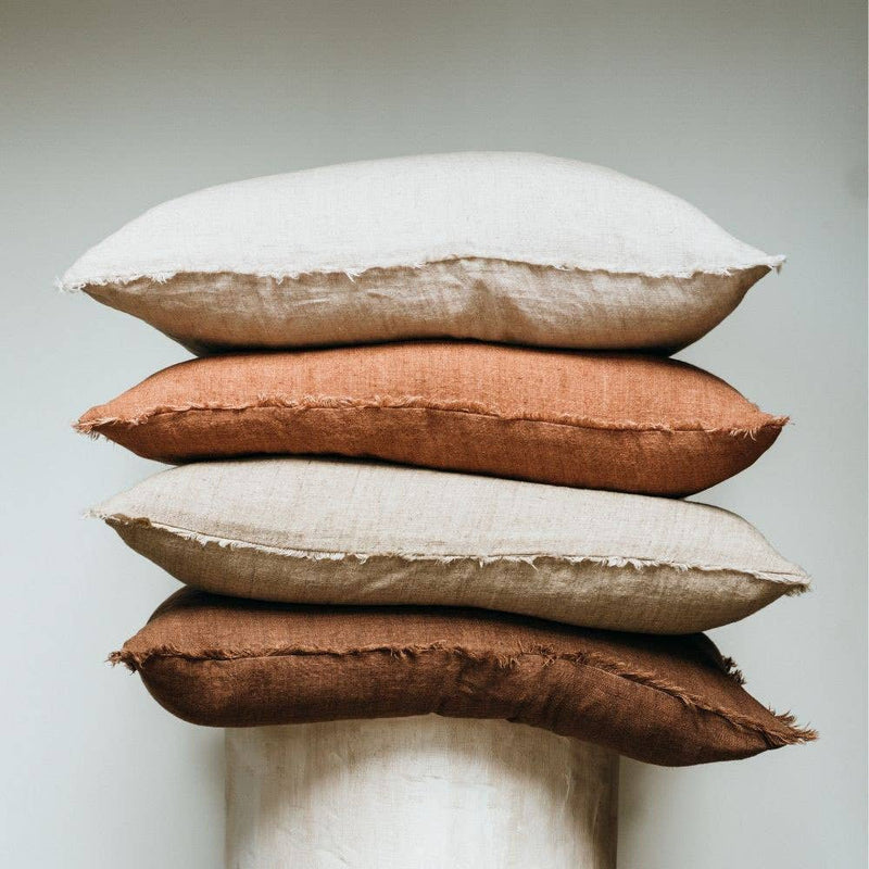 24x24 Lina Linen Pillow Oat
