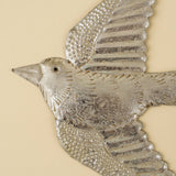 Silver Songbird Holiday Ornament