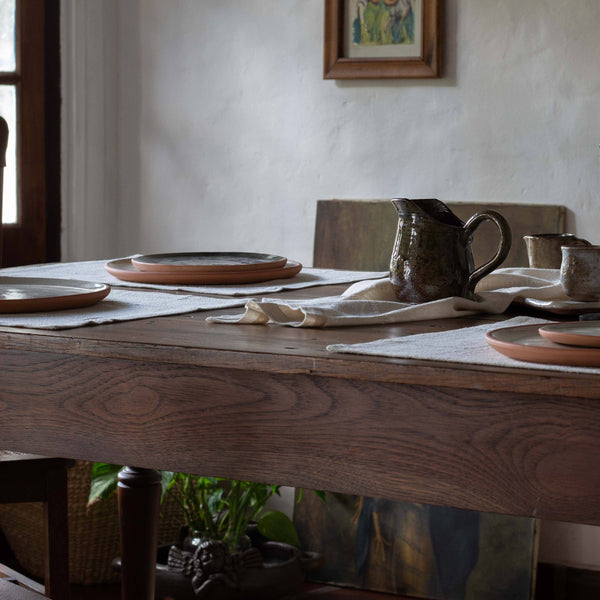 Lienzo Handcrafted Cotton Placemat — Ecru