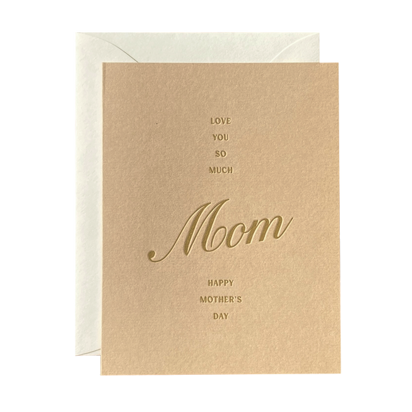 Greeting Card — Love You Mom No. 39