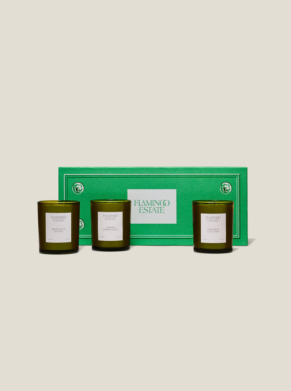 Flamingo Estate Mini Three Sisters Candle Gift Set