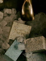 Flamingo Estate Exfoliating Peppermint Soap Brick