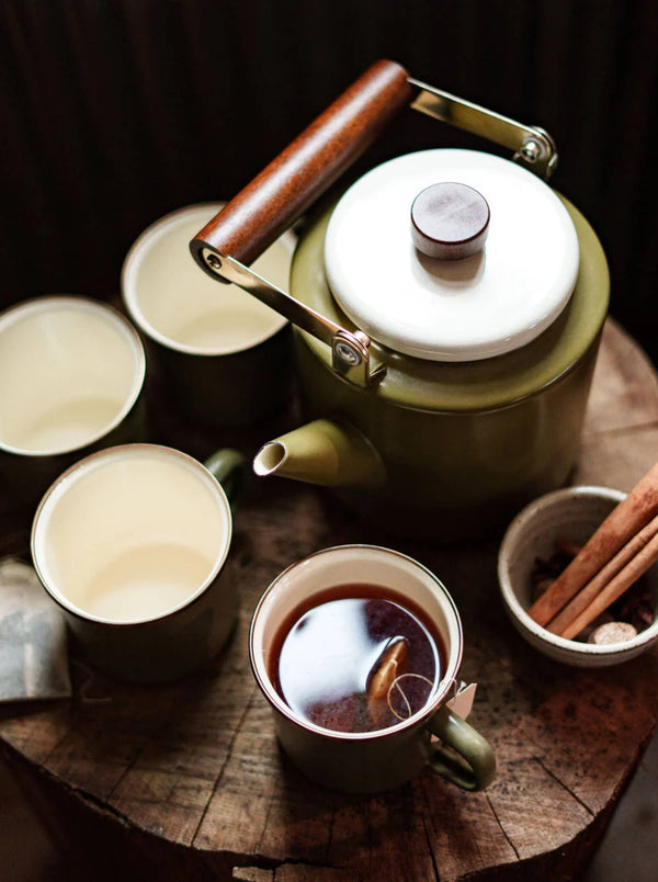 Enamel 2-Tone Kettle