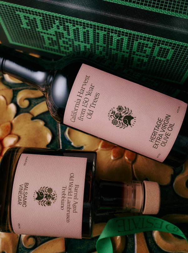 Flamingo Estate Tablemates — Olive Oil & Vinegar Gift Set