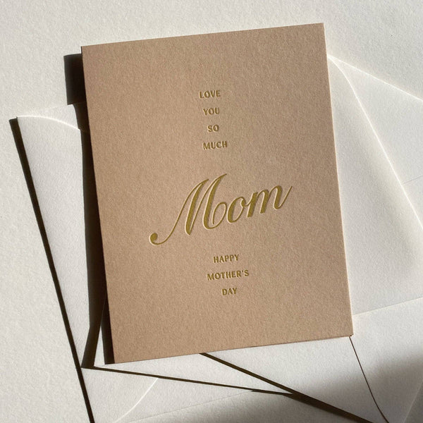 Greeting Card — Love You Mom No. 39