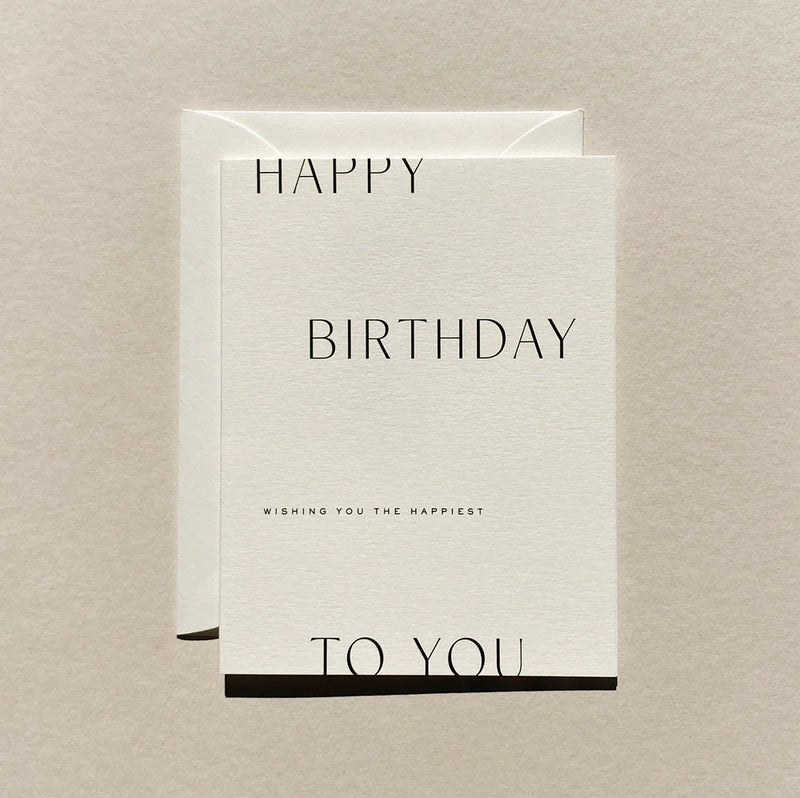 Greeting Card - Happy Birthday to You