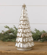 Lighted Mercury Glass Tree — Small