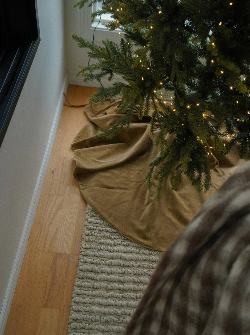 Camel Velvet Tree Skirt