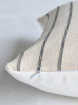 Charles Black Stripe Pillow Cover