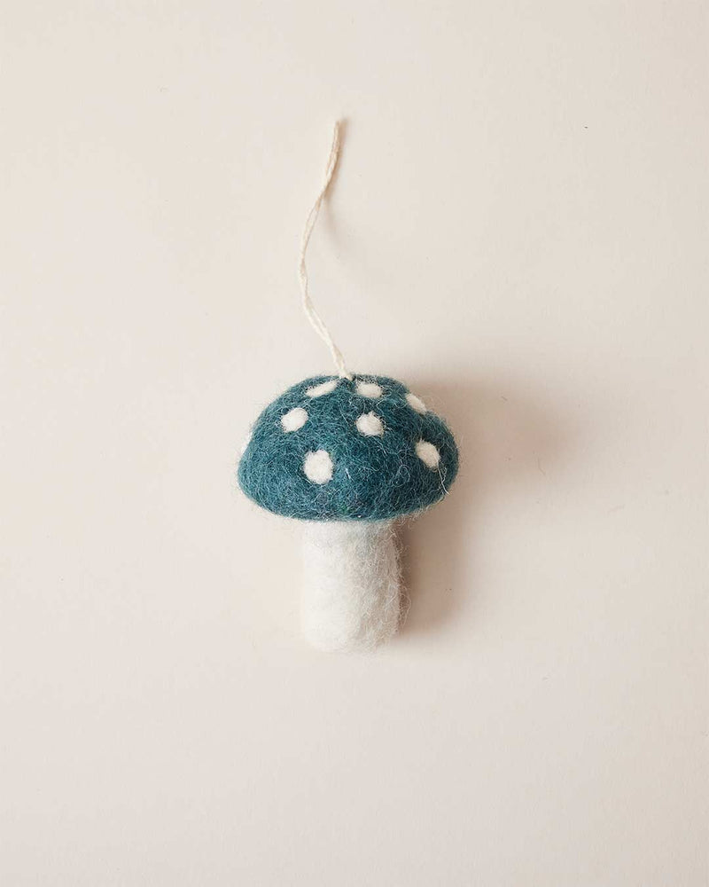 Felted Mushroom Ornament
