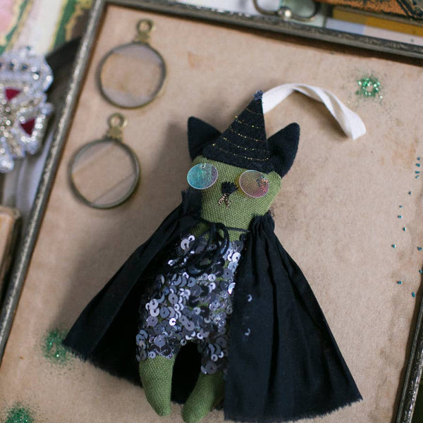 Elphaba Embroidered Ornament