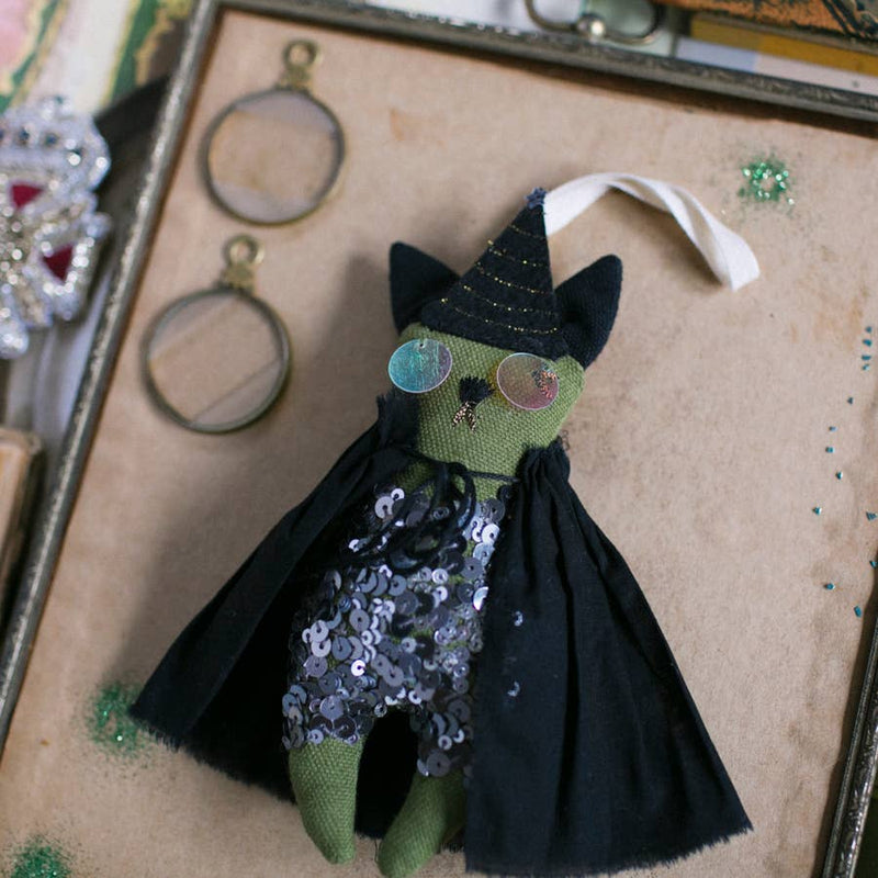Elphaba Embroidered Ornament