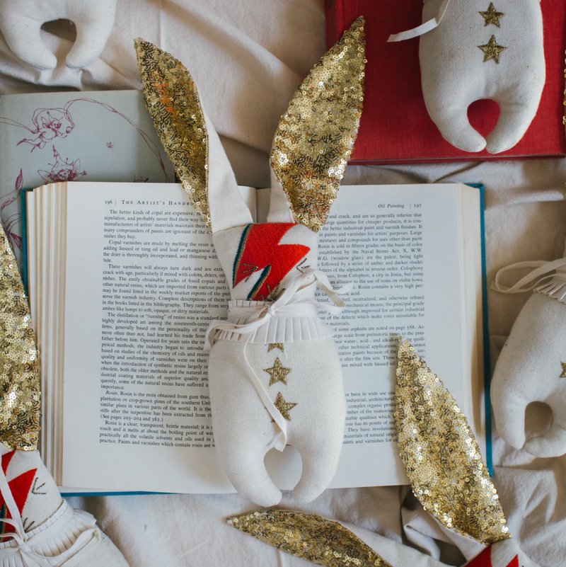 Bowie Bunny - Cotton Doll