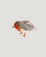 Tufted Wool Ornament — Bird
