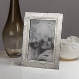 Raised Line Hand Cast Pewter Photo Frame