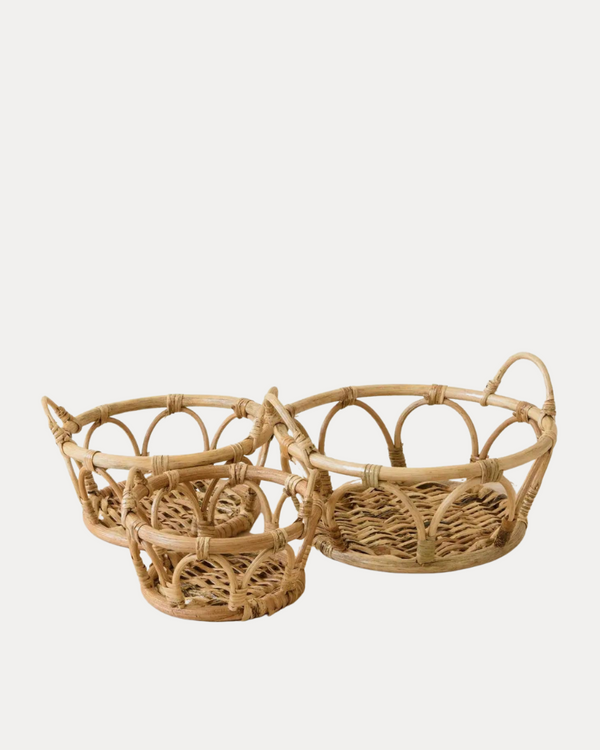 Rattan Basket -  Set of 3
