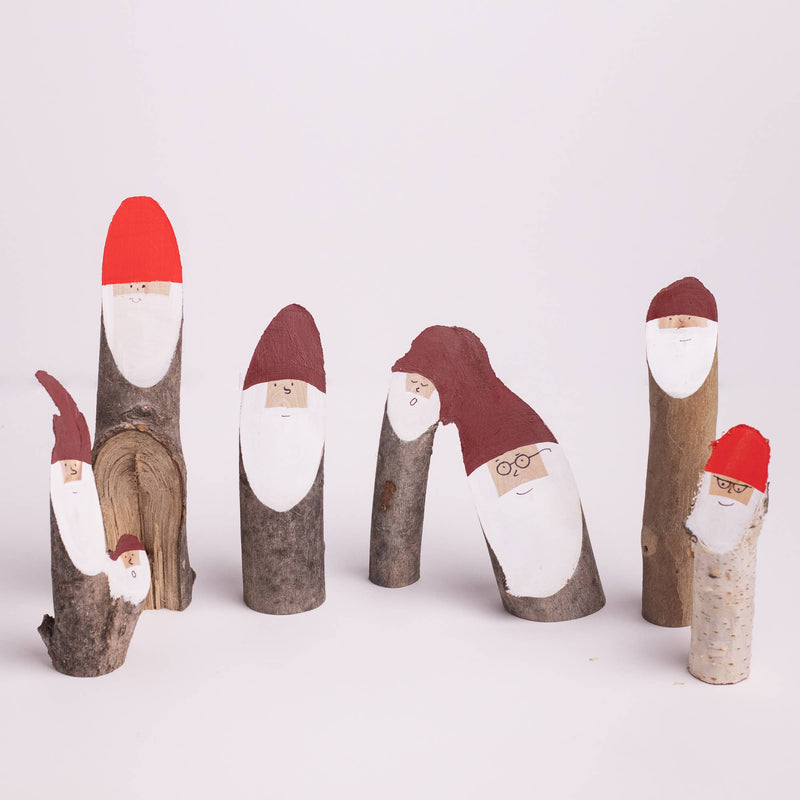 Handmade Santa Log