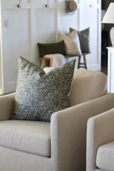 Olive Floral Pillow