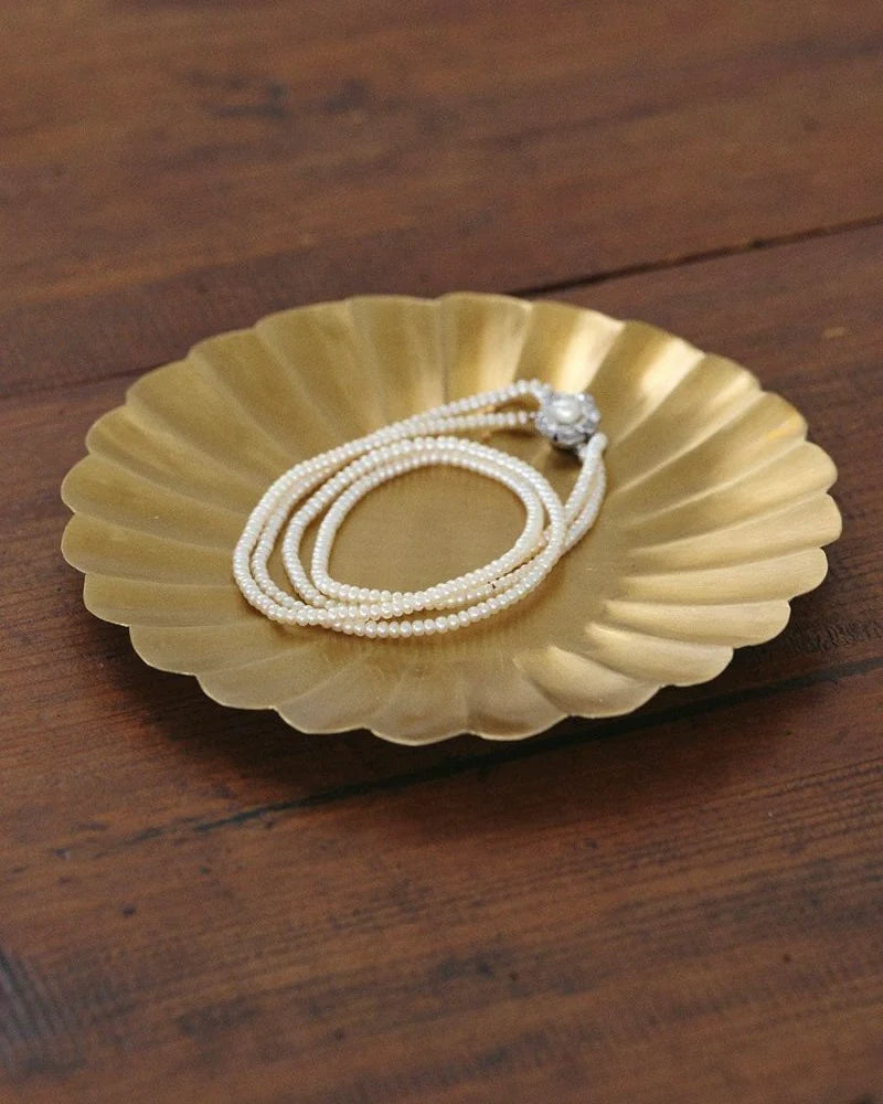 Brass Petal Tray