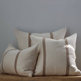 No. 10 Handloomed Cotton Pillow — Rust