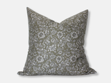 Olive Floral Pillow