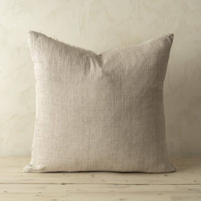 24x24 Lina Linen Pillow Oat