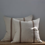 No. 10 Handloomed Cotton Pillow — Rust