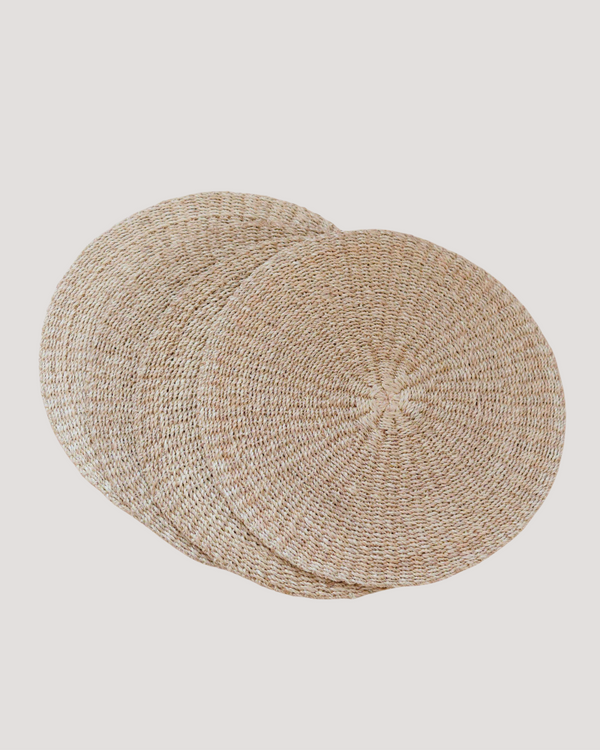 Handwoven Abaca Placemats - Set of 2