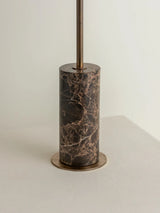 Cora Rattan and Marble Table Lamp