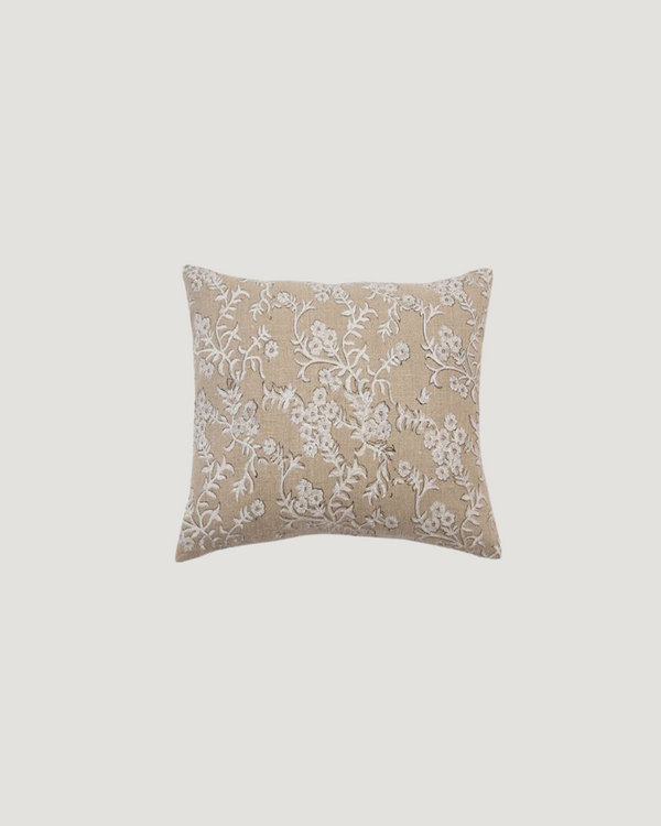 Torini White Pillow — 20" Square