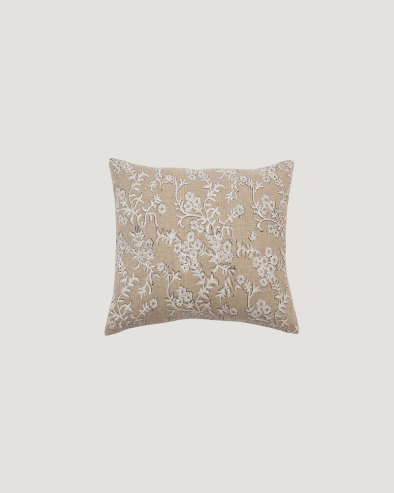 Torini White Pillow — 20" Square