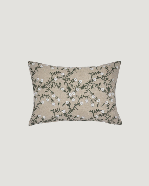 Jaimala Olive Pillow — Lumbar