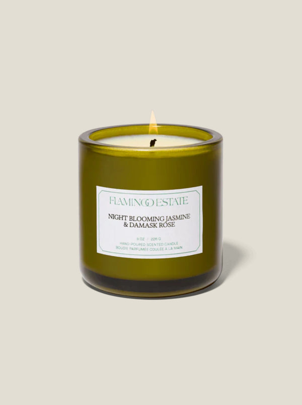 Flamingo Estate Night Blooming Jasmine & Damask Rose Candle