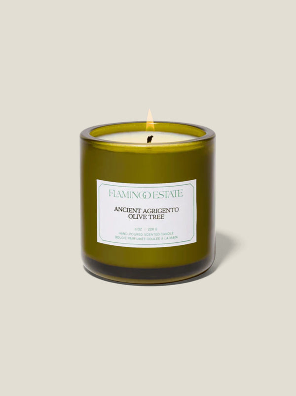 Flamingo Estate Ancient Agrigento Olive Tree Candle