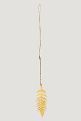 Brass Leaf Ornament — Fern