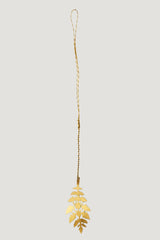 Brass Leaf Ornament — Oak