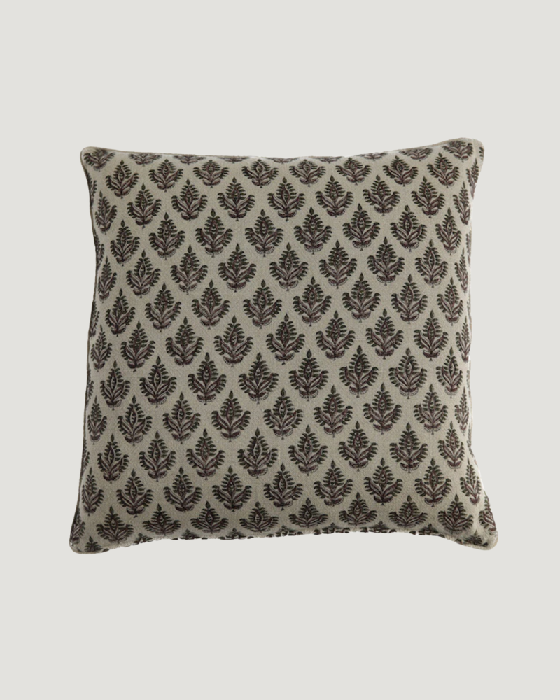 Iris Olive Pillow — 20" Square