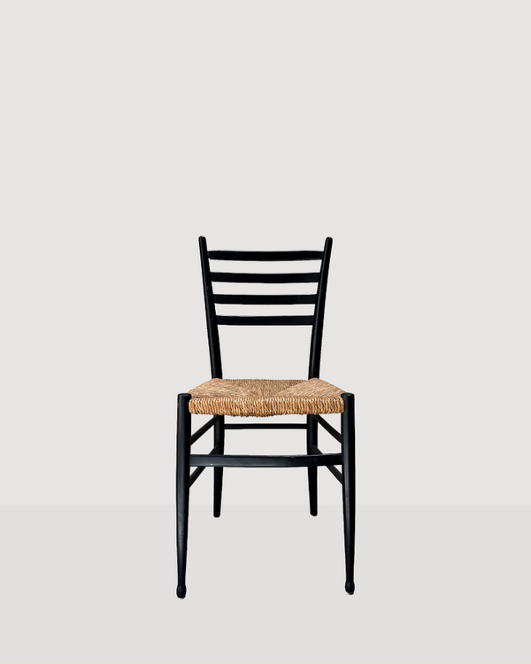 Italian Ladderback Dining Chairs — Set of 4