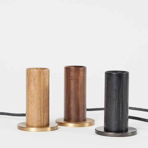 Knuckle Table Lamp in Walnut