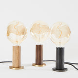 Knuckle Table Lamp in Walnut