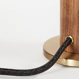 Knuckle Table Lamp in Walnut