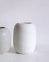 Sheldon Ceramics Large Oval Vase - Eggshell