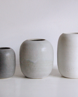 Sheldon Ceramics Medium Oval Vase - Stone