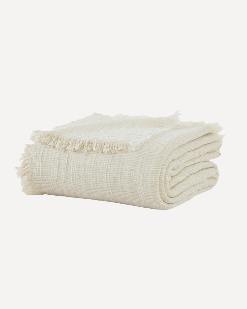 Monroe Bed Throw - Dune