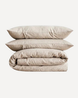 Natural Linen Duvet Cover Set