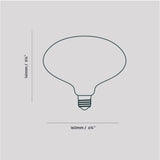 Oval E26 Dim-to-Warm LED Bulb