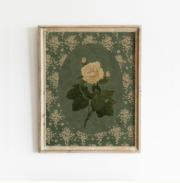 Antique Rose Art Print